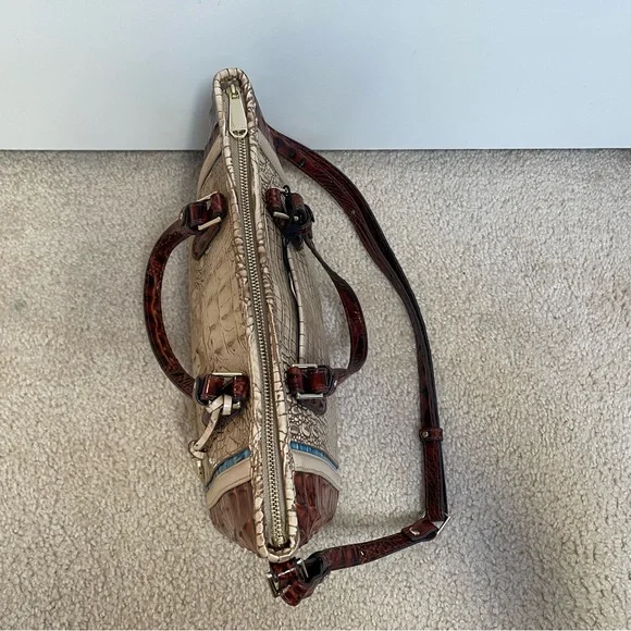 🌹🩸BRAHMIN SAND SANTANA MINI ASHER SATCHEL BAG🩸 - Picture 11 of 13